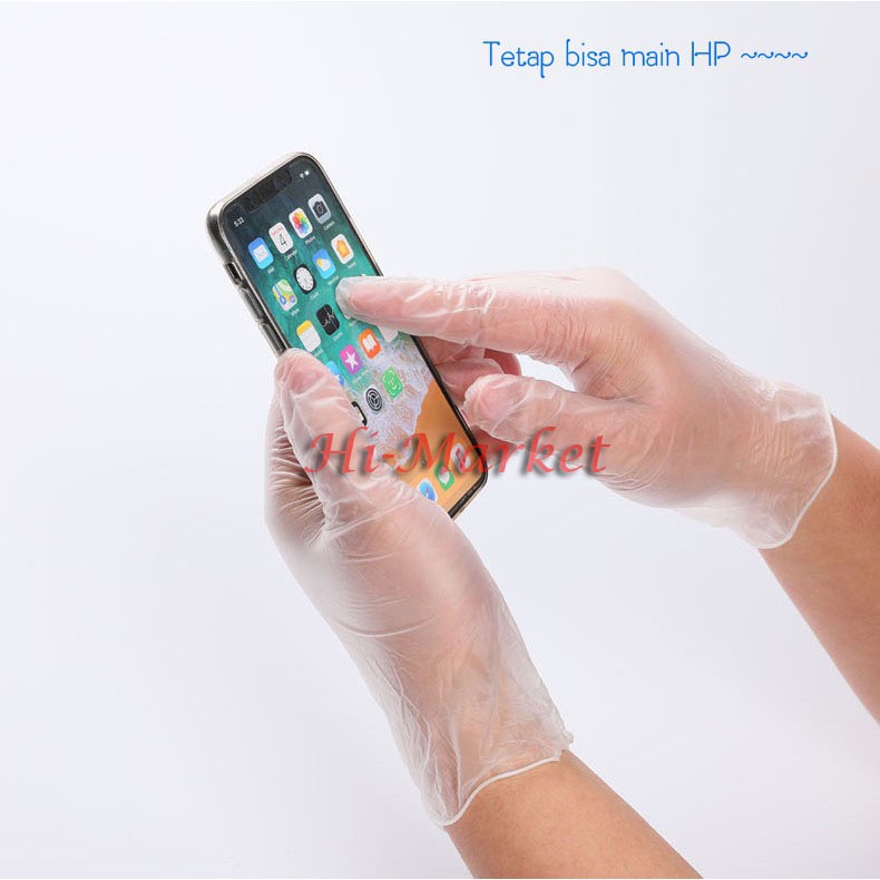 SARUNG TANGAN PVC MULTIPURPOSE DISPOSABLE GLOVES 一次性多用途手套