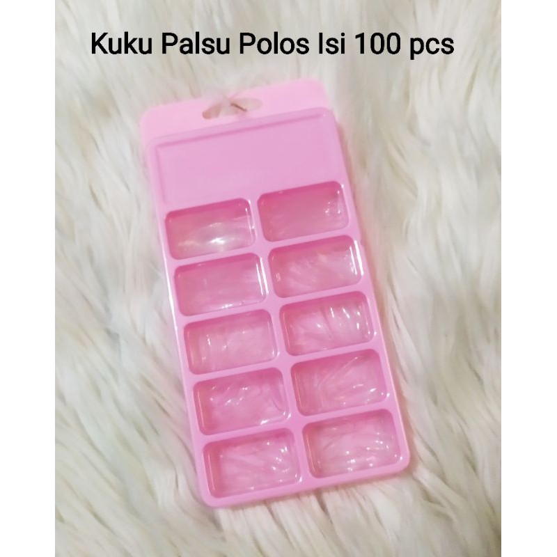 KUKU PALSU POLOS BENING  ISI 100 PCS