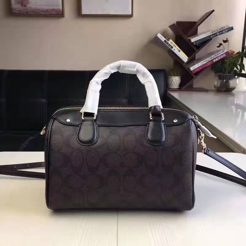 tas wanita coach mini bennet signature mahogany 100% original