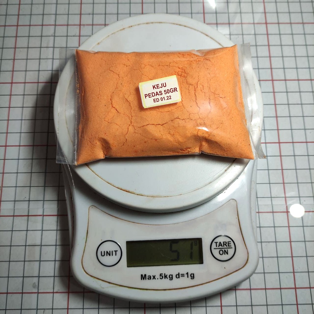 

BUMBU TABUR 50G REPACK RASA KEJU PEDAS HALAL, DIJAMIN ENAK DIMAKAN