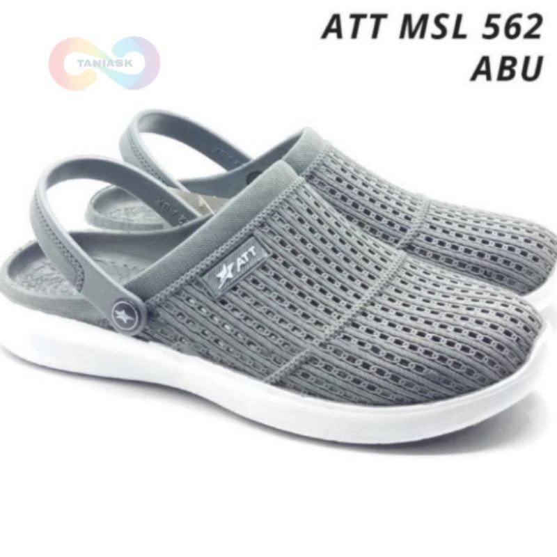 Sepatu Karet Pria ATT MSL 562 Anti Air- Sandal Slop Kokop Baim Pria Ukuran 39-43-3