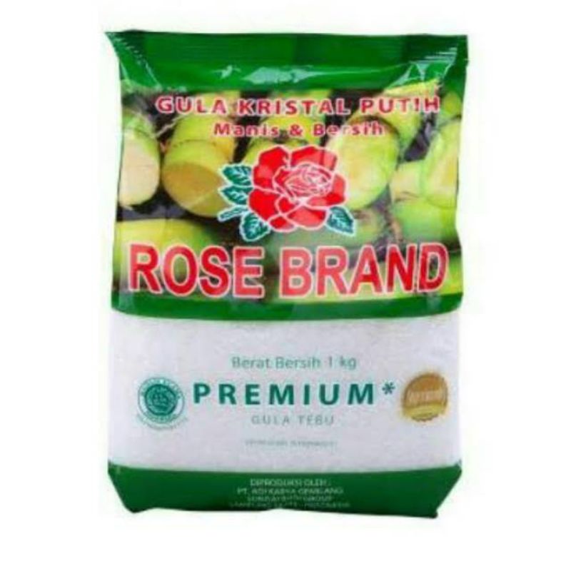 

gula rosebrand hijau kemasan 1kg