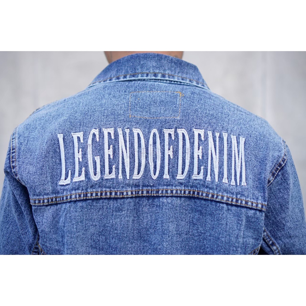 Legend of Denim jaket pria jaket jeans jaket denim jeans pria jaket jeans pria jaket distro jaket jeans denim pria jaket jeans denim jacket warna biobleach JRN601