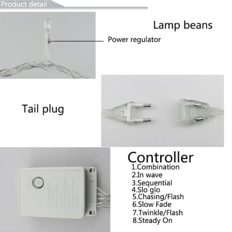 LAMPU KELAP KELIP RAINBOW, Lampu Tumblr LED, Christmas Lampu Natal Dekorasi Lampu Hias Impor