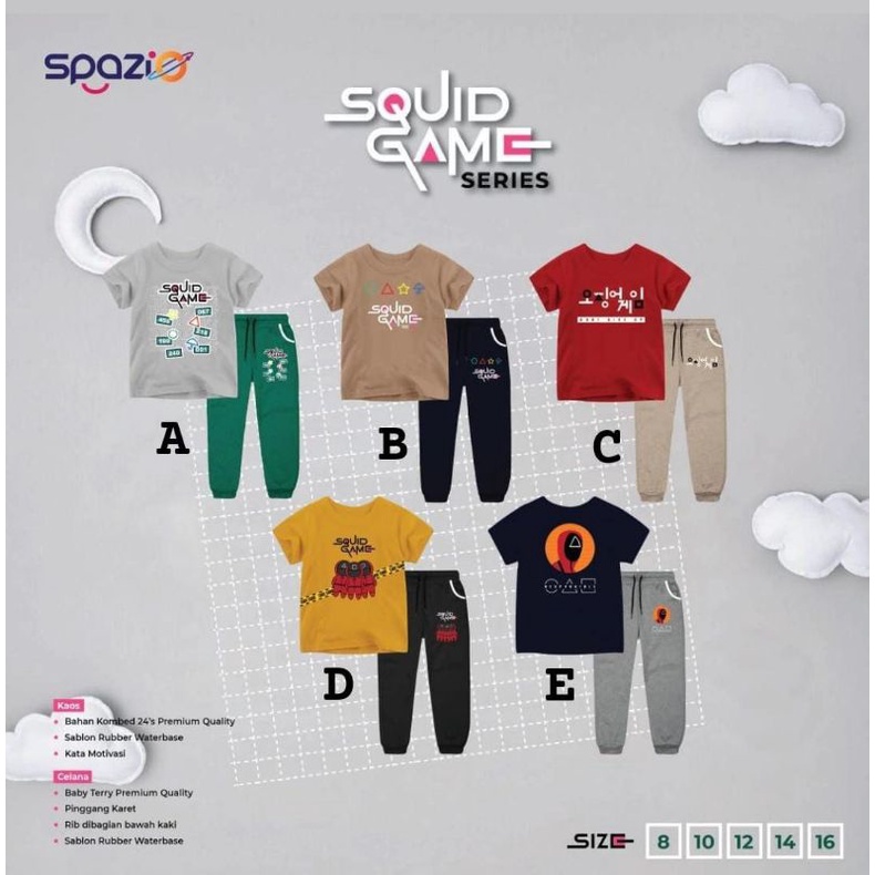 Setelan squid game by spazio