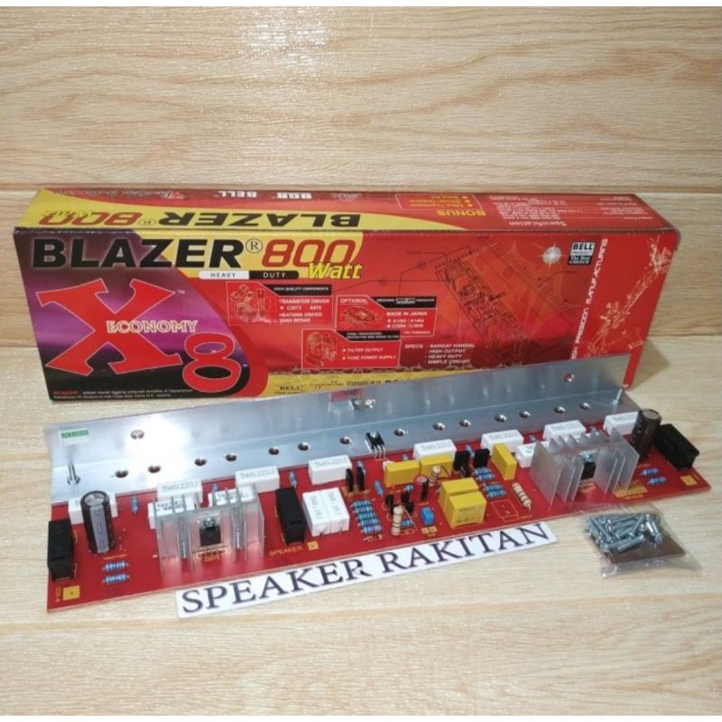 Kit Power Amplifier Mono 800Watt Blazer X8 ECONOMY