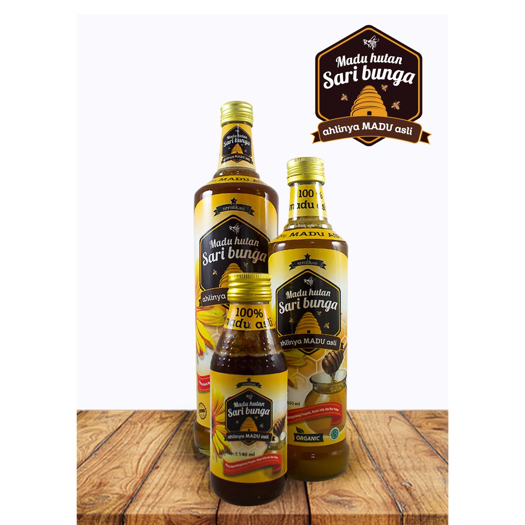 

Madu Hutan Saribunga 140ml, 350ml, 650ml