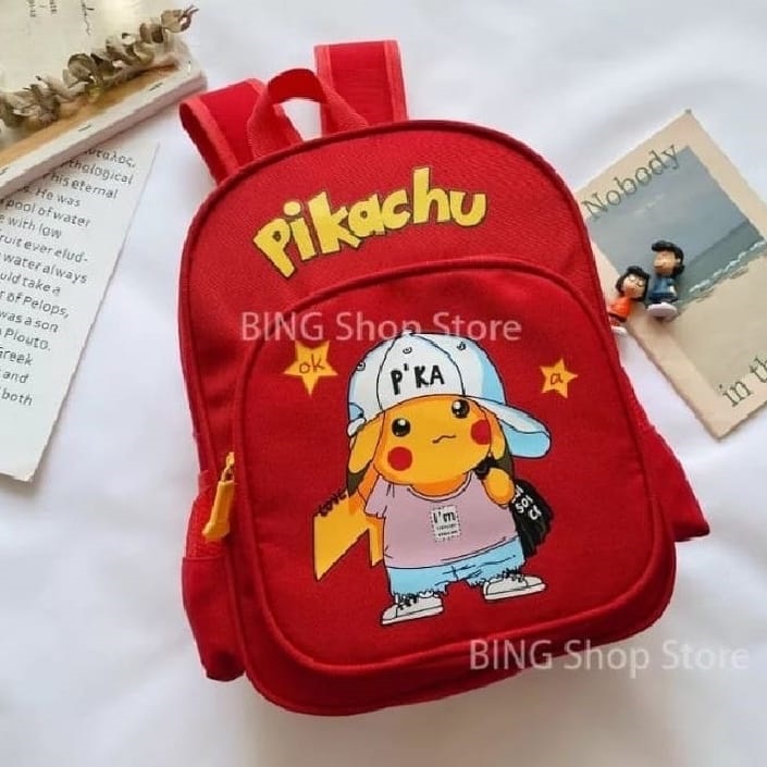 BATOSAI.BAGS - TAS RANSEL SEKOLAH ANAK LAKI LAKI DAN PEREMPUAN PIKACHU TERBARU 2021TAS COD ANAK PEREMPUN BISA BAYAR DI TEMPAT TAS PUNGGUNG ANAK