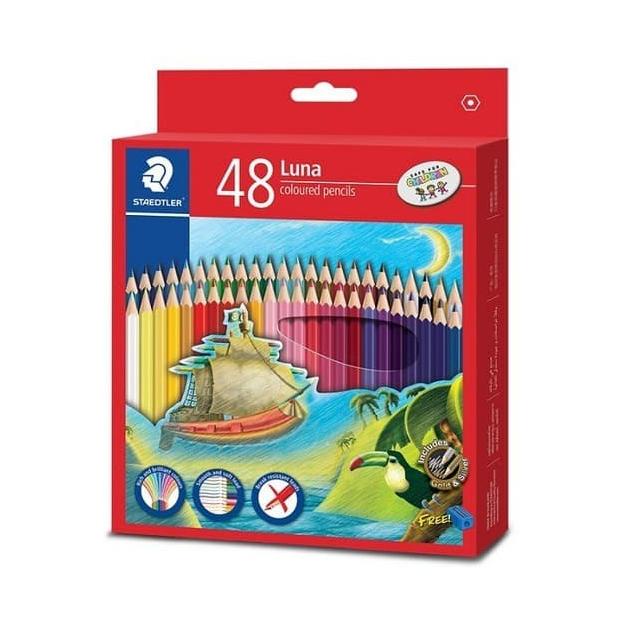 

>>>>>] Coloured Pencil Luna Permanents 48 warna Staedtler