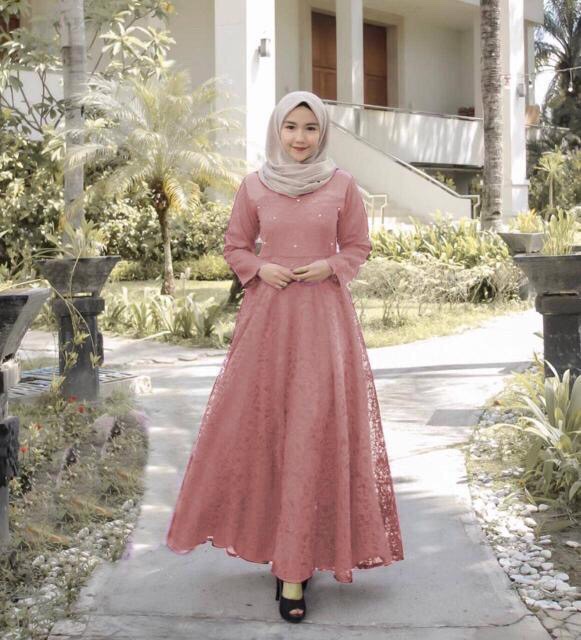 JC ZR Dress talita Guchika / Maxi Guchika / Maxi Wanita muslimah