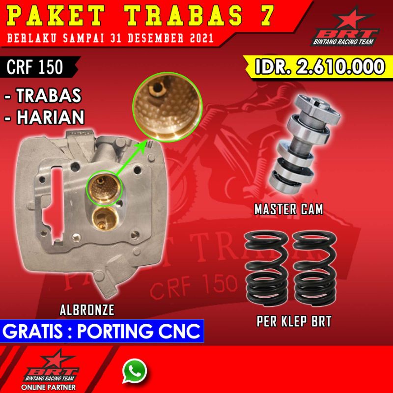 PAKET TRABAS 10 BRT CRF 150