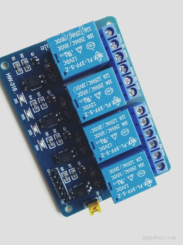 [REL-9013] RELAY 4 CHANNEL MODULE 12V CONTROL BOARD WITH OPTOCOUPLER