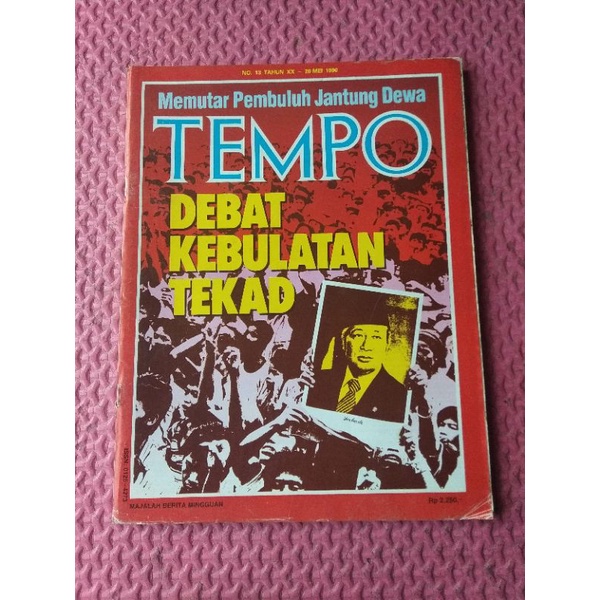 Majalah Tempo jadul No.13 edisi 26 Mei 1990
