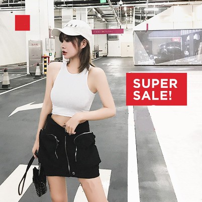 Crop TengTop Agnes | Pakaian Dalam | TengTop | Baju Tidur | Dalaman Wanita-6