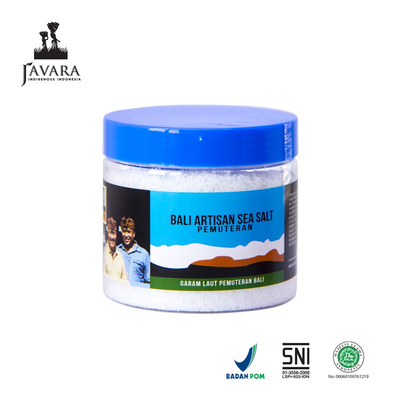 JAVARA Bali Artisan  Sea Salt Pemuteran 300 gr