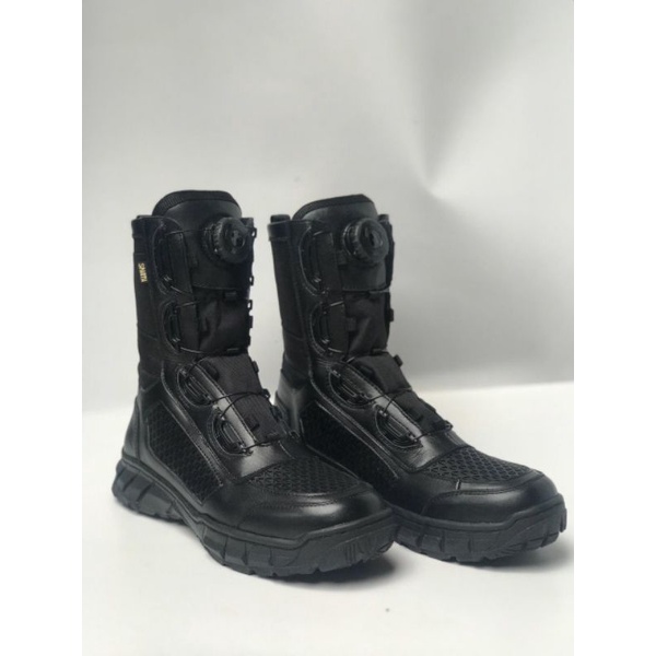 SEPATU PDL TALI PUTAR TNI POLRI SECURITY MODEL REF BOA JARING