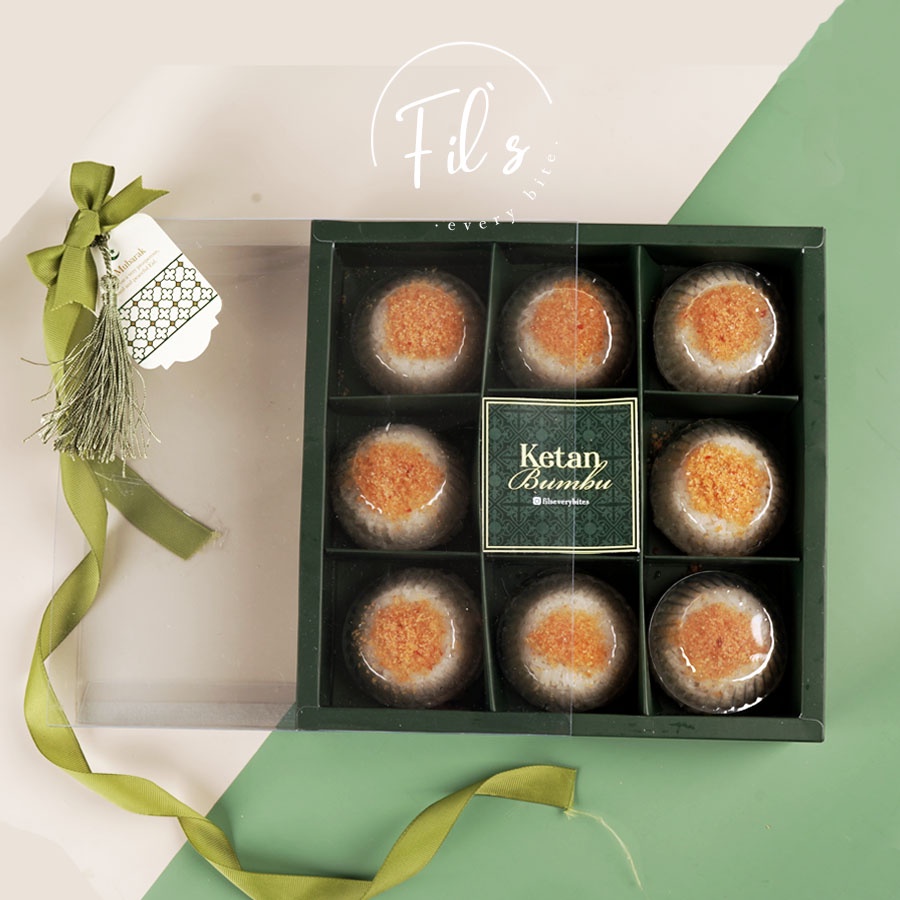

Ketan Bumbu / Ketan Serundeng / Hamper Lebaran / Hampers Lebaran Eid Mubarak / Bingkisan Lebaran