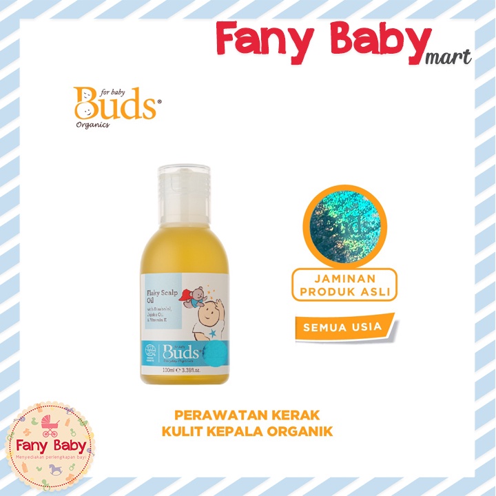 BUDS ORGANICS SOOTHING FLAKY SCALP OIL 100ML