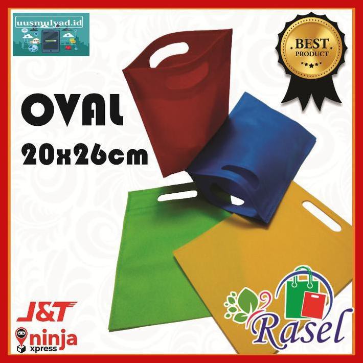 

Gt7Fher- 20X26 Cm Tas Kain Spunbond Goodie Bag Kantong Goody Polos Souvenir F68Fgio-