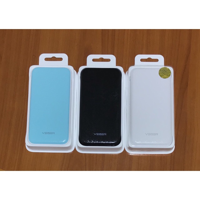 Powerbank VEGER V16 25000mAh Slim 2 port USB Output Garansi 1 Tahun