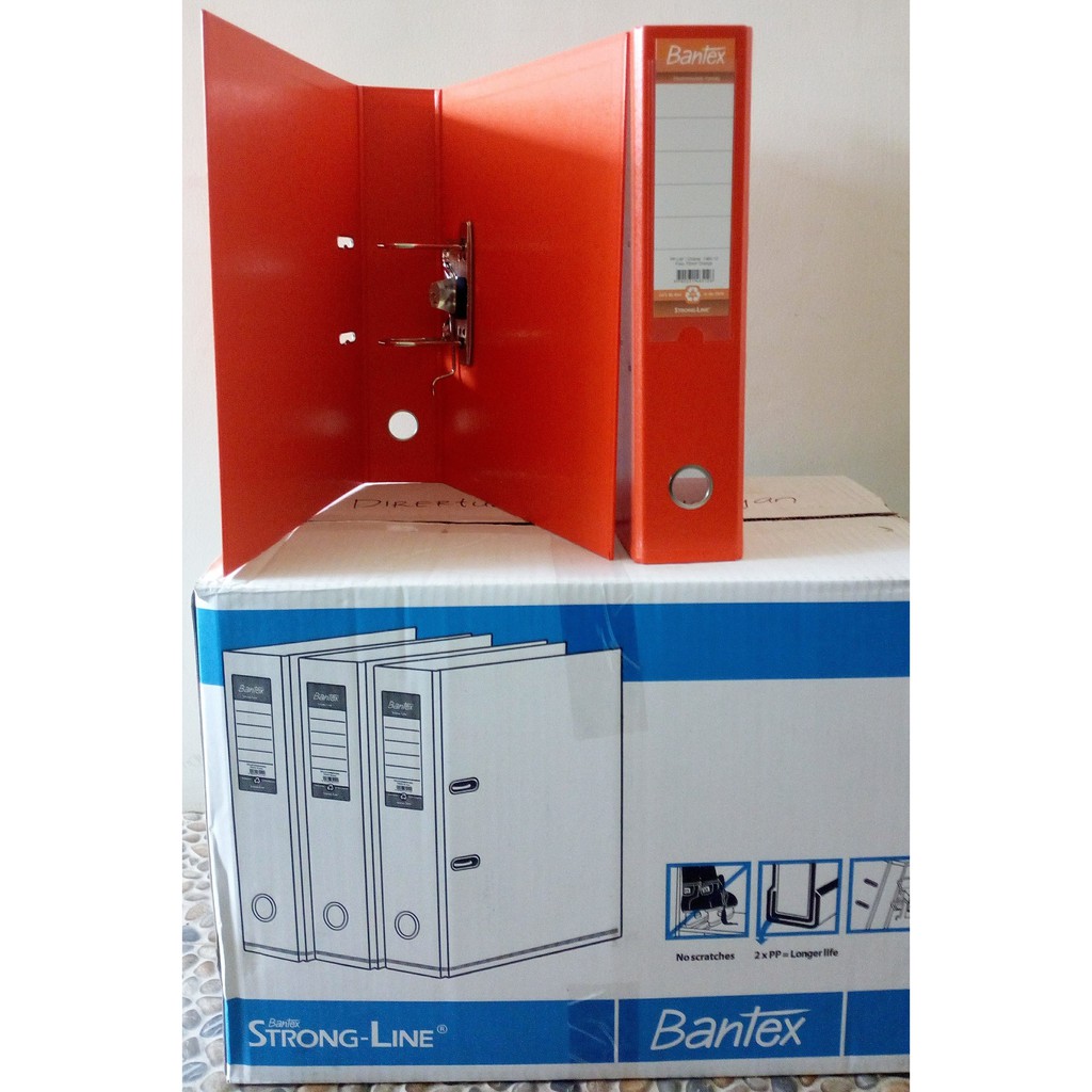 

Bantex Ordner Folio 1465 / Level Arch File (PP) 70mm Orange 12