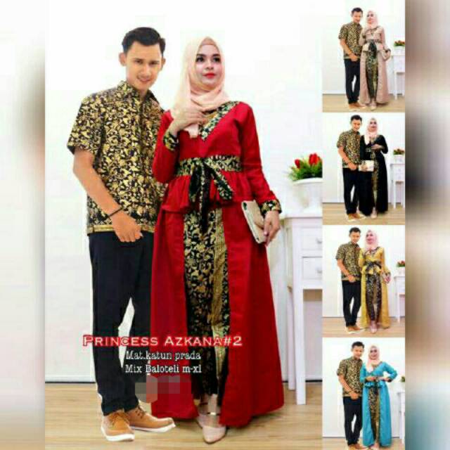 batik couple sarimbit batik kebaya moderen blous dress sragam kondagan hijab kebaya batik