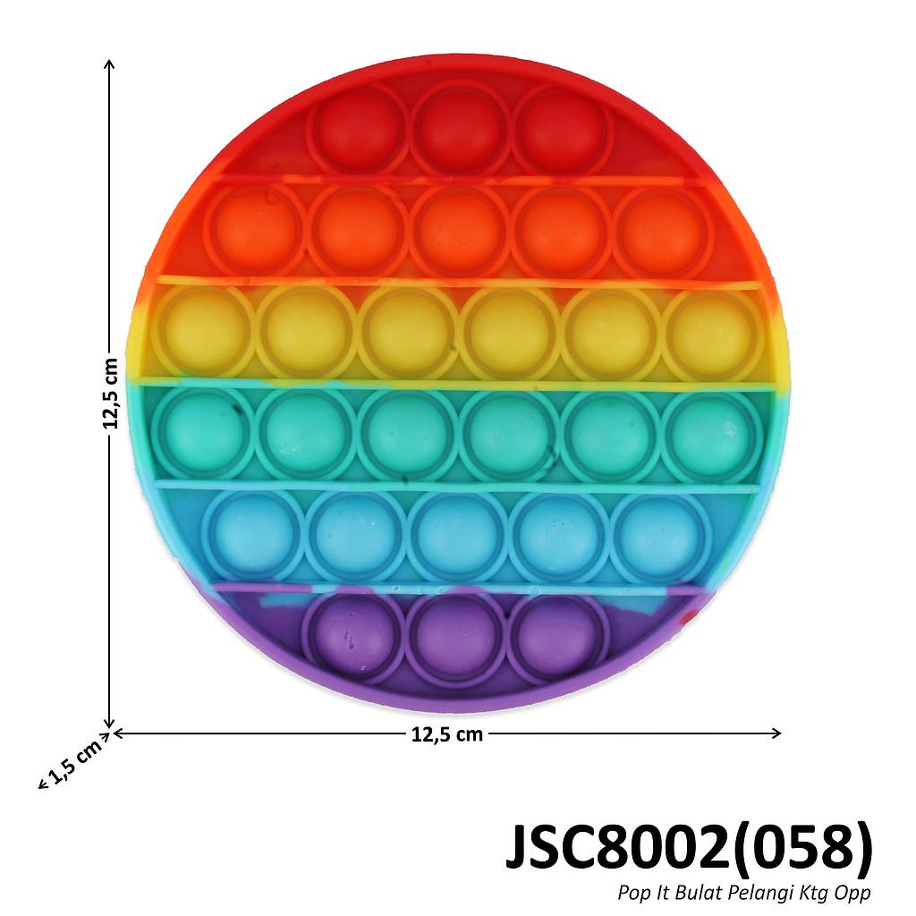 POP IT RAINBOW Mainan Anak Fidget Toys Game Toys-BULAT