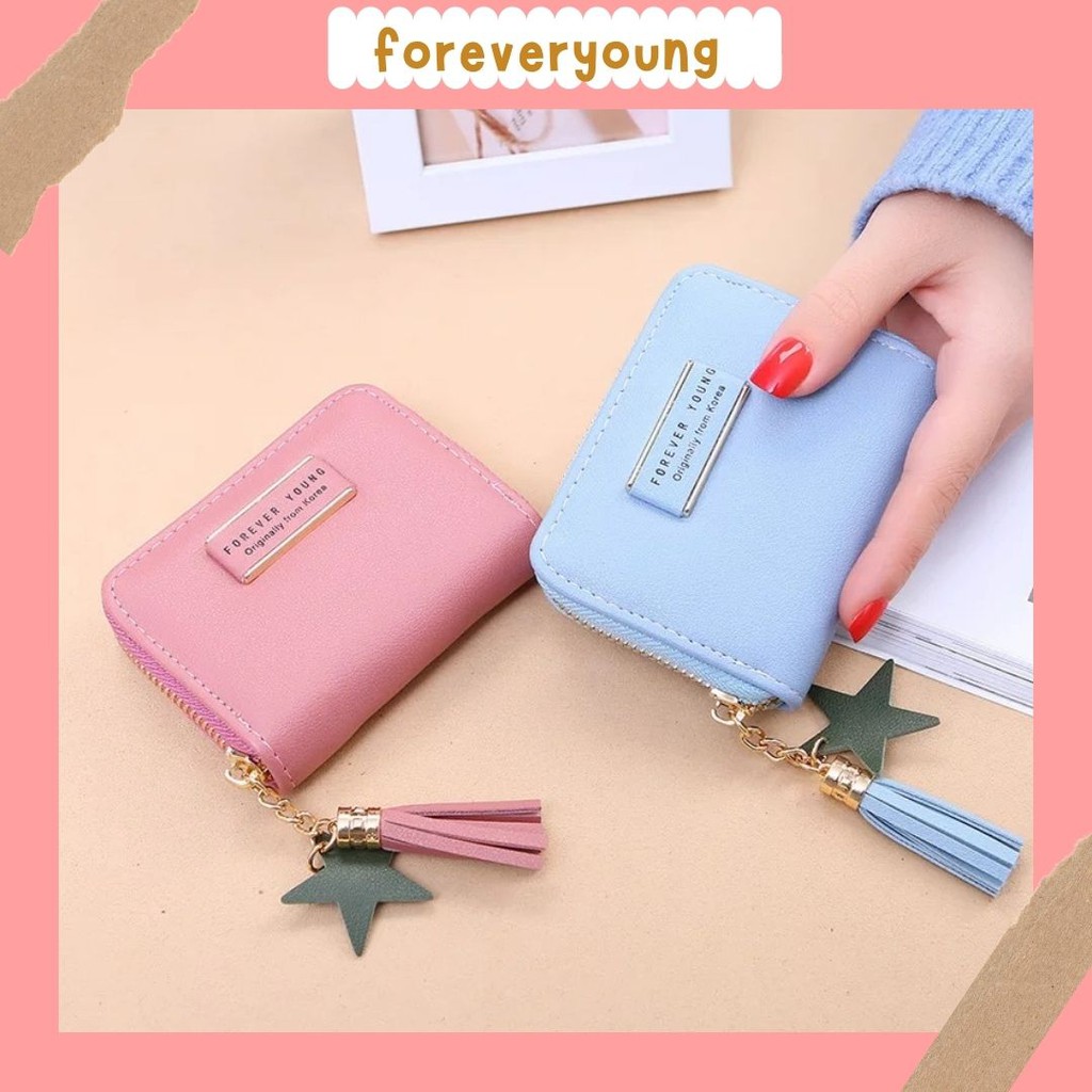 ( Fy ) COD DOMPET IMPORT DOMPET MURAH PENDEK WANITA KOREAN FASHION TRENDY FASHION WALLET C1✨