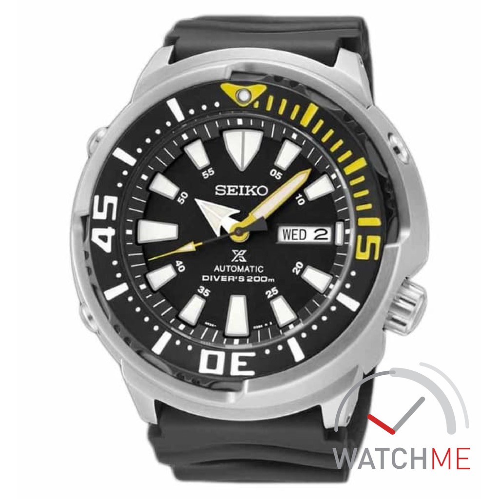 Jam Seiko Prospex SRP639K1 Automatic Baby Tuna Monster 200m Yellow Rubber Strap Original Bergaransi