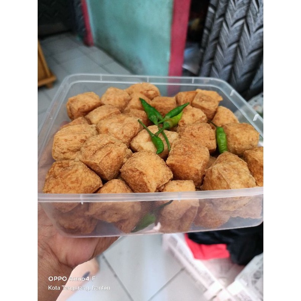 Tahu Pong tahu kopong tahu Sumedang free box + cabe freshh