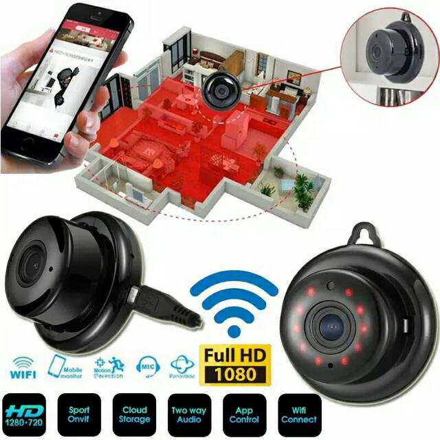 CCTV MINI WIFI  APLIKASI V380 PRO