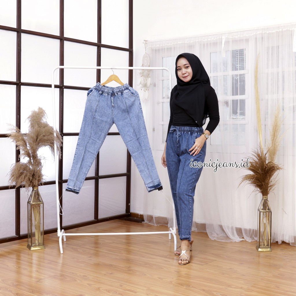 MAILA BAGGY JEANS SIZE STANDAR DAN JUMBO