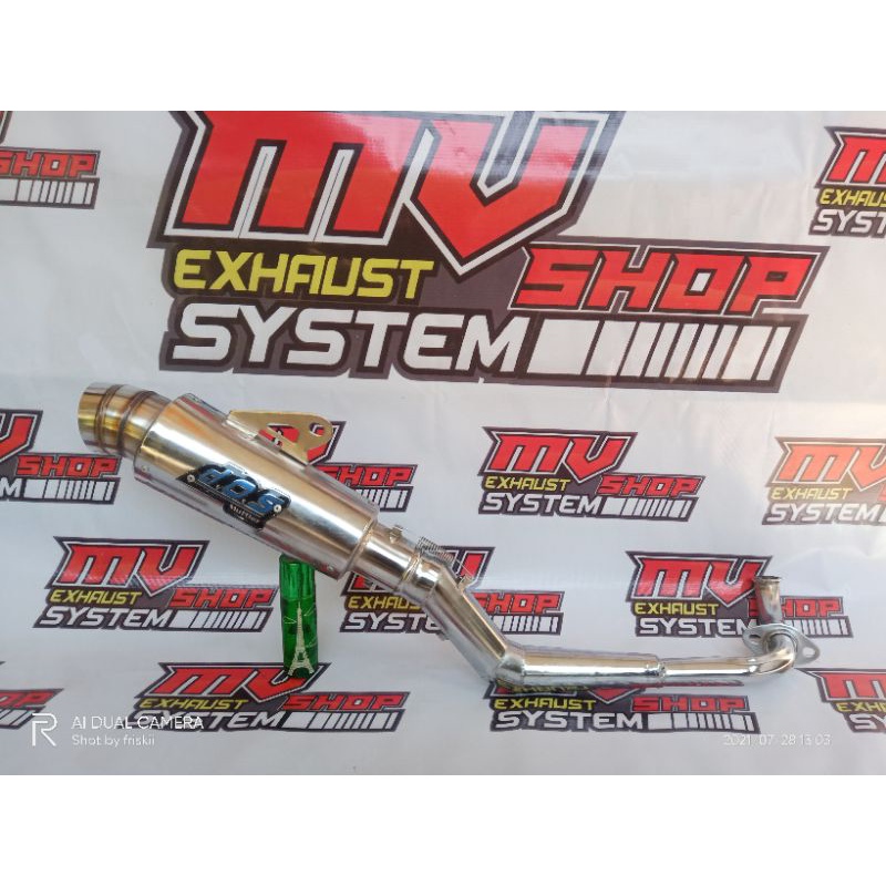 knalpot racing dos muffler beat mio scoopy vario xeon spacy