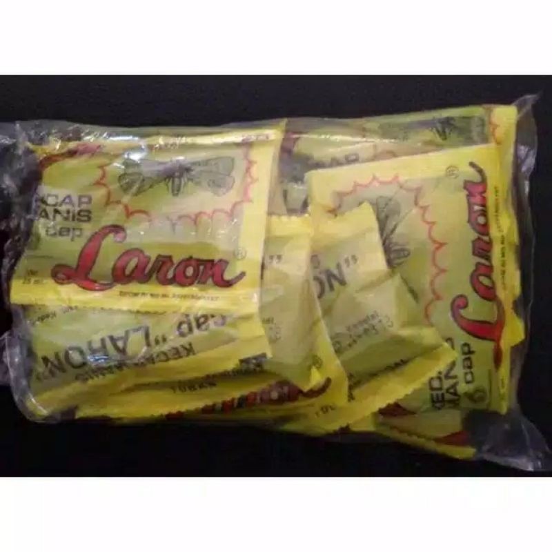 

Kecap Cap LARON KHAS TUBAN-JATIM kemasan sachet isi 10pcs