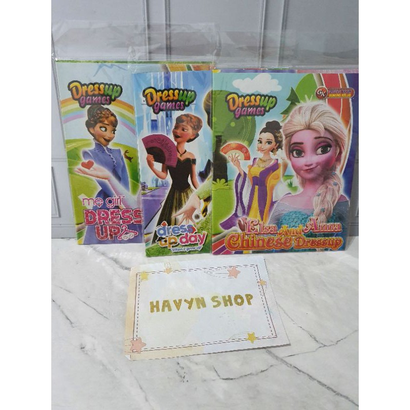 bongkar pasang kertas/mainan baju bajuan/Dress up-FROZEN