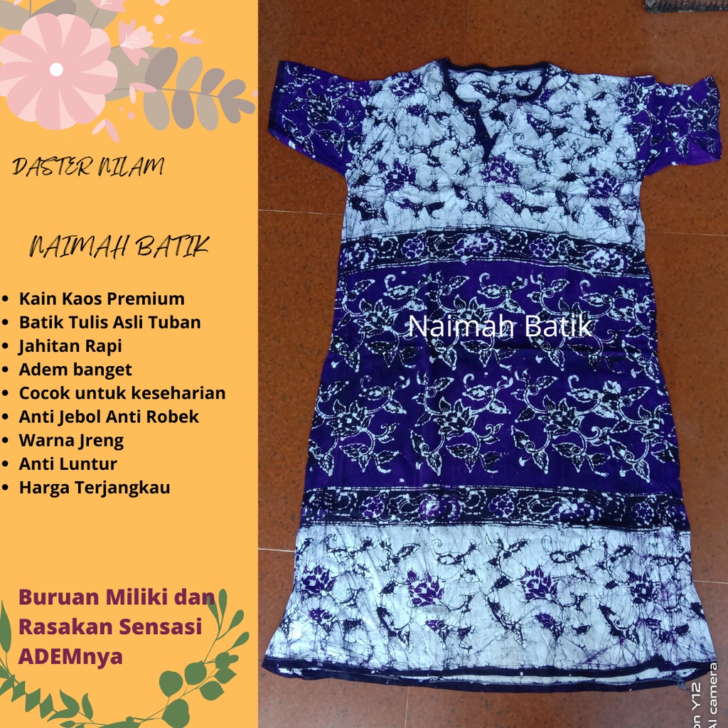 Daster Nilam Ld 110 Pb 110 Kaos Katun adem batik tuban jumbo grosir murah laris viral kekinian homed