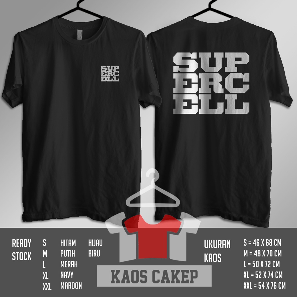 Kaos Supercell DB Baju Distro