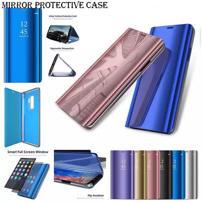 CASE FLIP COVER MIRROR AUTOLOCK SAMSUNG A22 4G A22 5G A32 4G A32 5G A52 A72 A51 A71 A21 A21S