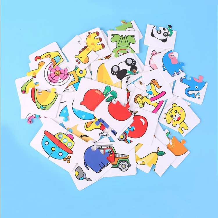 Puzzle 16 Pair Activity Puzzle Anak Mainan Edukasi Puzzle Edukasi Anak Mainan Montessori Anak Jigsaw Puzzle