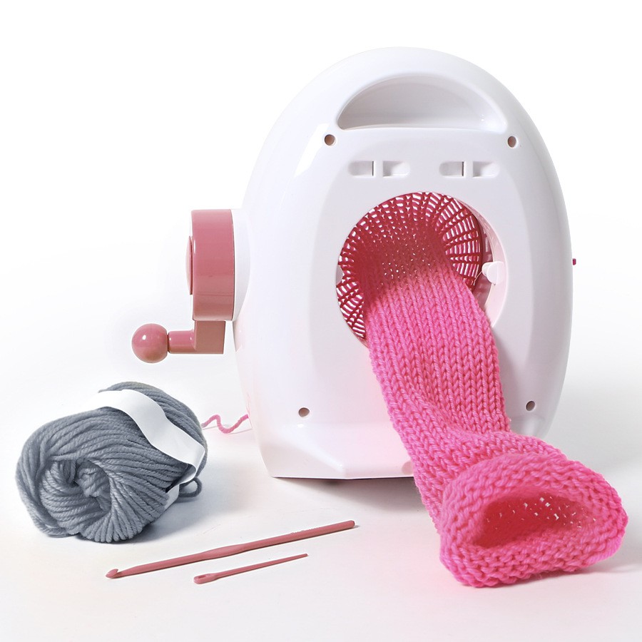 Alat Merajut Otomatis Model Pinguin / Weaving Machine / Smart Weaver Penguin Pink Pastel