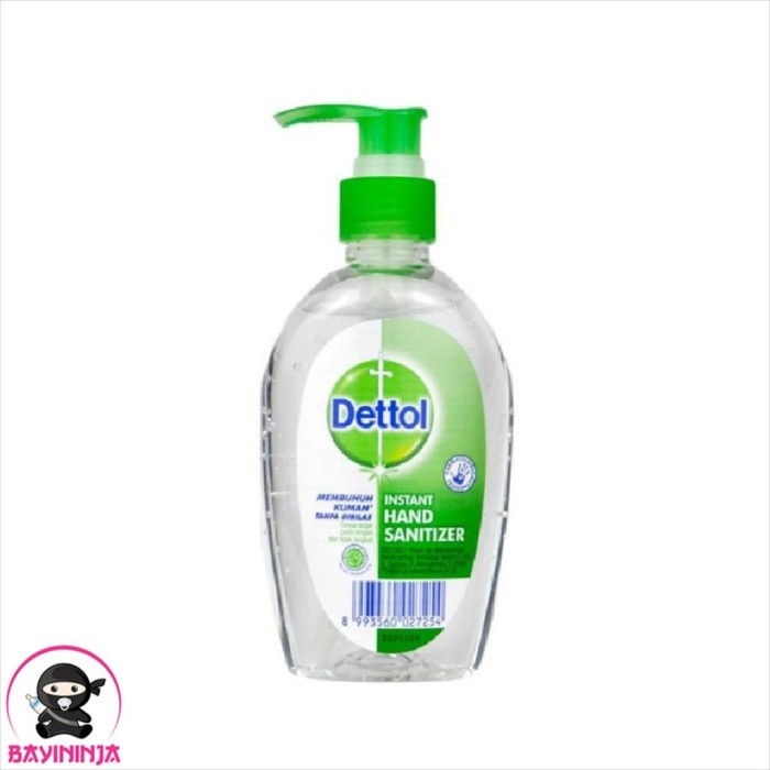 

DETTOL Instant Hand Sanitizer Pump 200 ml T-Ninjabayi 01
