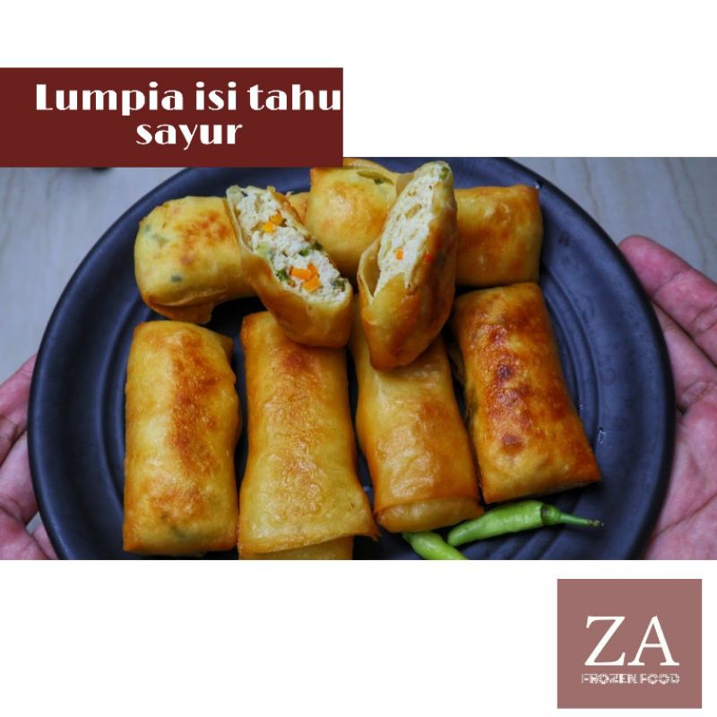 

lumpia isi tahu dan sayur ( digoreng / frozen )