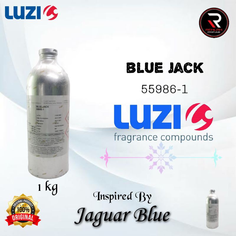 BLUE JACK BY LUZI.BIBIT PARFUM INSPIRASI AROMA JAGUAR BLUE.KEMASAN SEGEL 1KG