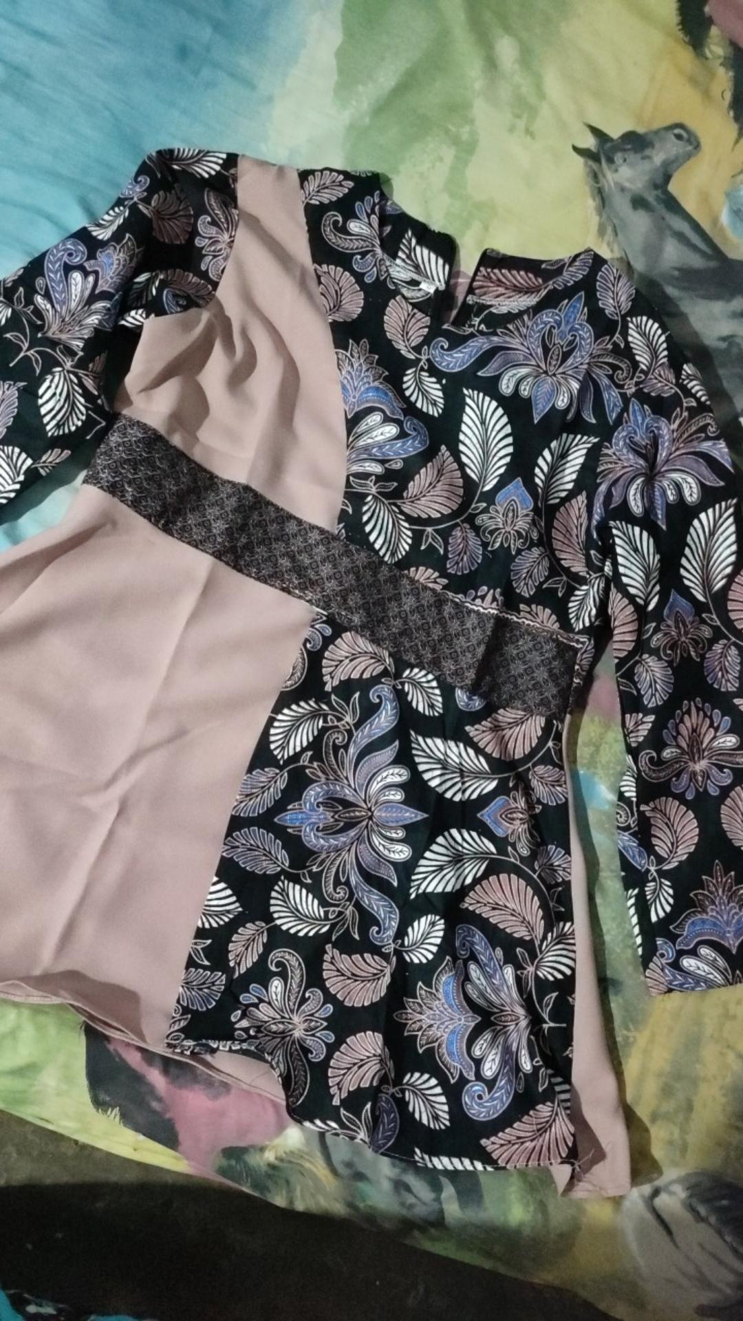 Atasan Batik Wanita Modern Dolby Dolbi Dobby Dobi Batik Cassual Atasan Batik Wanita