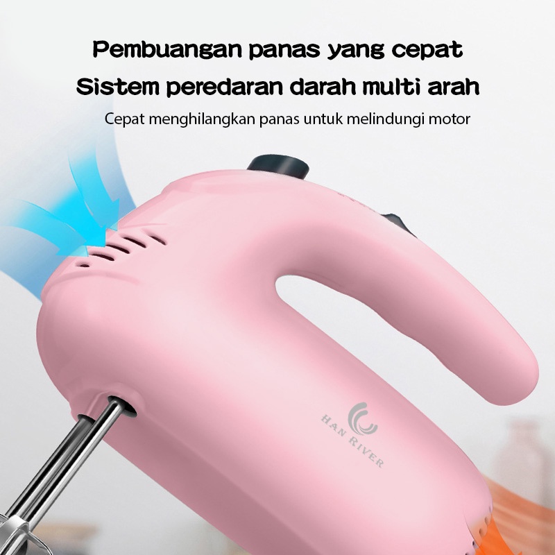 Mixer HRDDQ08PK Hand Mixer Pink/Hand Mixer/Hand Mixer Mini/