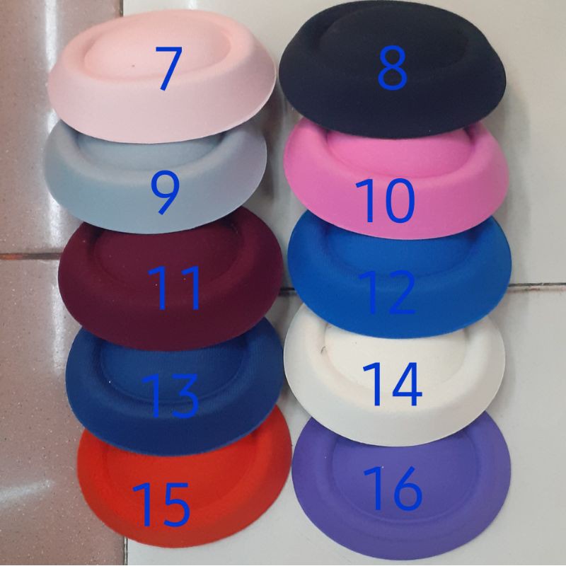 Topi Fascinator Polos (B)-Topi Polos Bahan Dasar