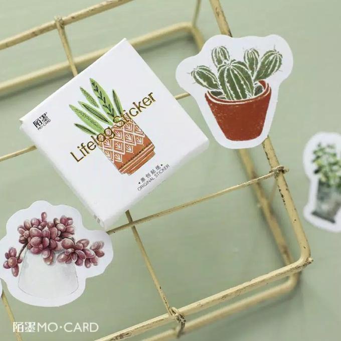 

Eklusif 45Pcs/Set Stiker Plant Tanaman Diary Planner Notebook Jurnal Scrapbook Promo