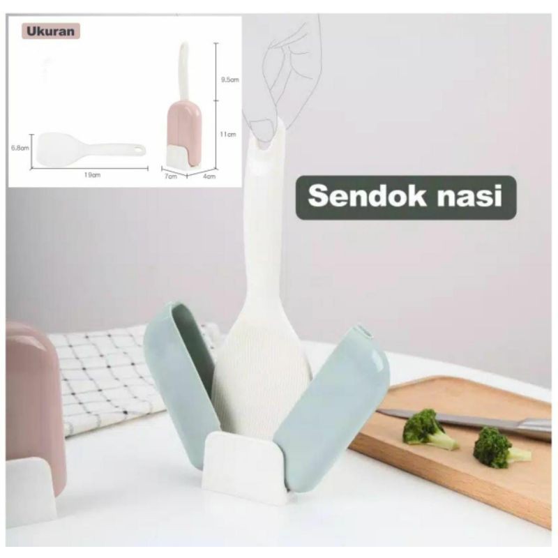 sendok nasi + Pelindung