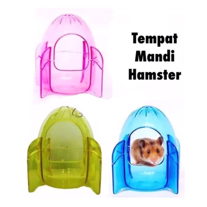 Tempat Mandi Hamster / Mainan Hamster