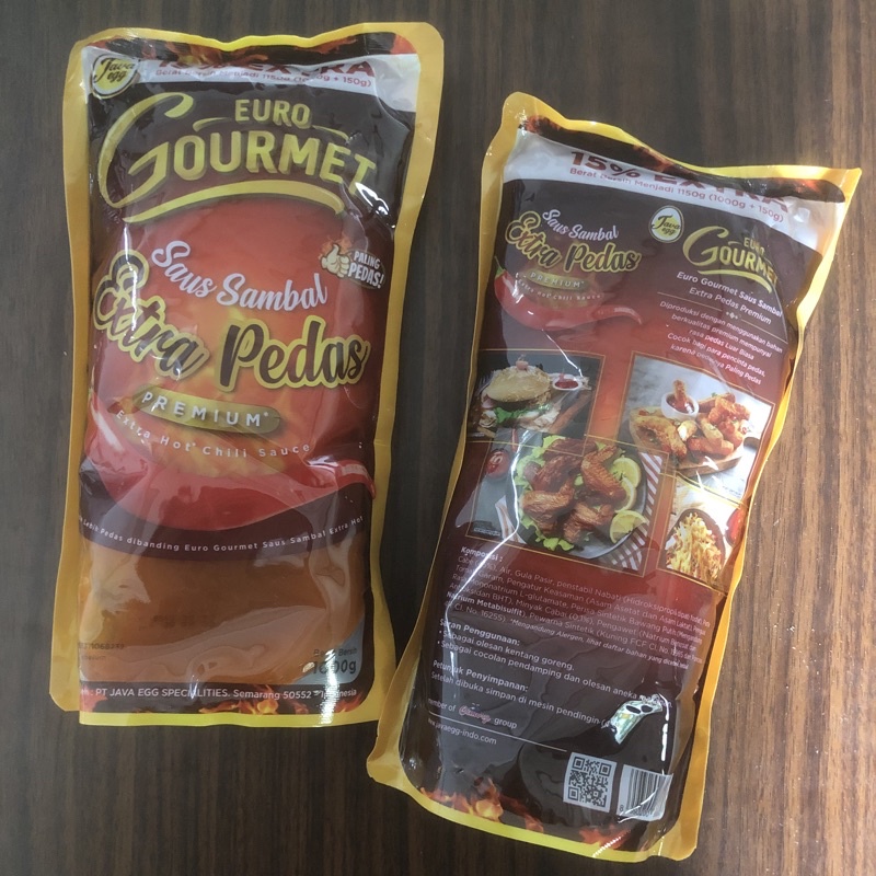 

Euro Gourmet Saus Sambal Extra Pedas 1kg